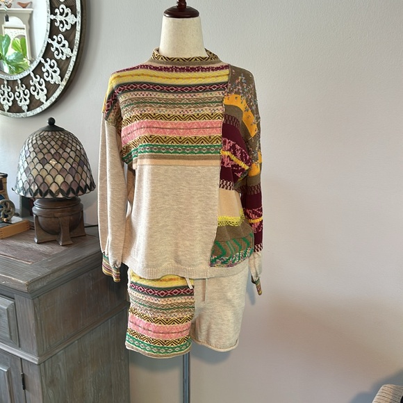 Daily Practice by Anthropologie Contrast Knit Lounge Set - Picture 3 of 9